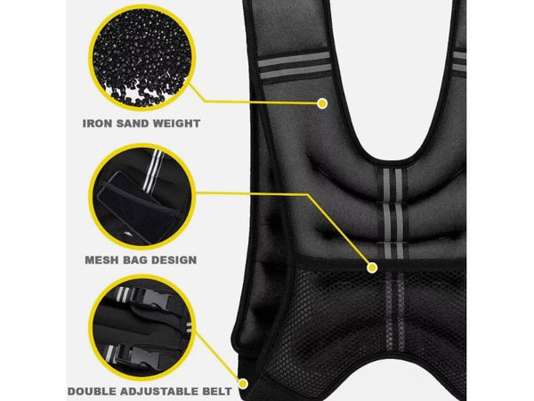 10kg Weighted Training Vest for Running & Fitness