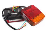 LED Trailer Lights with Number Plate Light for Boats/ Cars