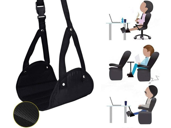 Travel Footrest Hammock Adjustable Height Foot Rest Hammock