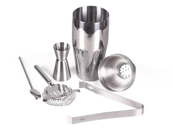 5pcs Stainless Steel Cocktail Shaker Set