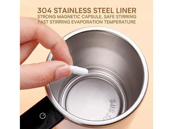 USB Automatic Mixing Coffee Mug w/ Temp Display