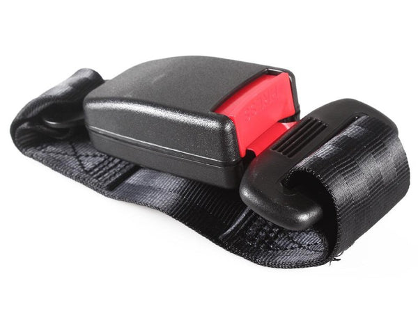 Black Nylon Universal Extention Car Safety Seatbelt