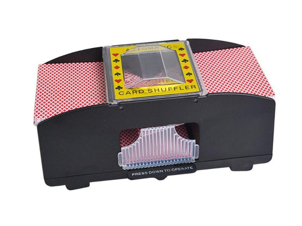 2-Deck Automatic Card Shuffler for Poker & Games