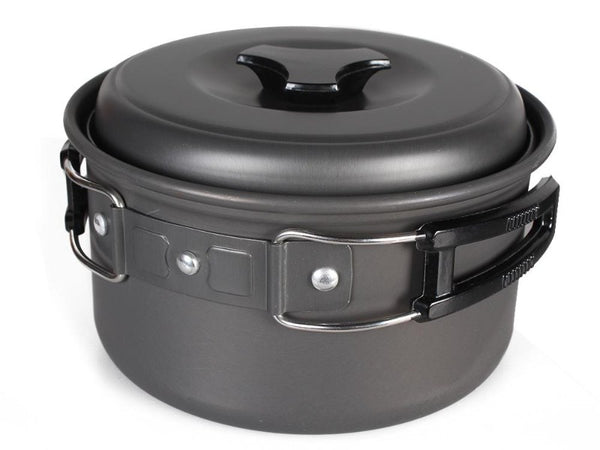 7PCS Outdoor Camping Cooking Pot Set with Carry Bag