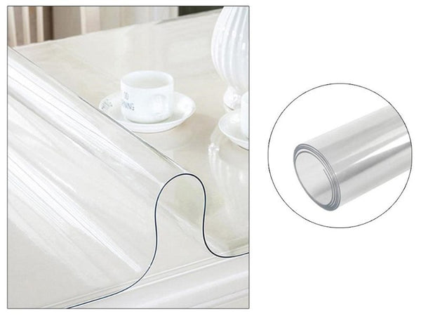 150x90cm Clear PVC Table Protector 2mm Thick