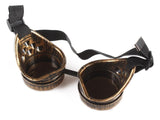 Brass Steampunk Goggles for Motorcycling/ Cosplay/ Parties