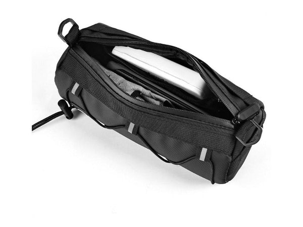 Large Capacity Waterproof Bike Handlebar Bag with Shoulder Strap
