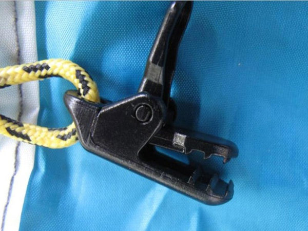 10pcs Black Plastic Versatile Tent Clips