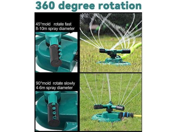Garden Sprinkler Watering System 360°Rotating