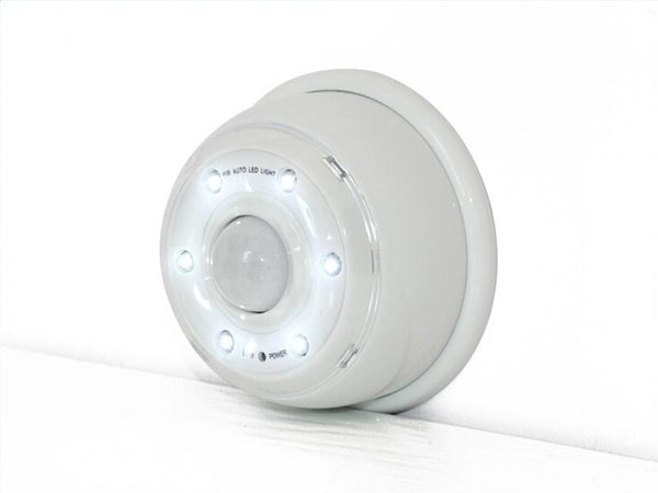 6 LED Night Light Lamp Auto Motion Sensor Detector