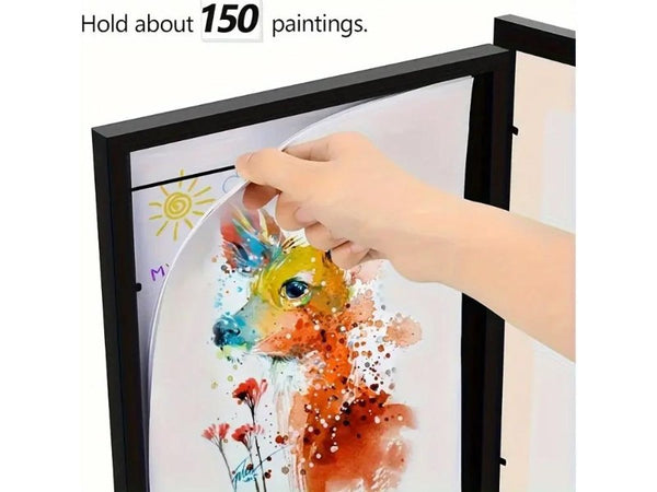 Kids A4 Art Frame Front Opening Magnetic Display Case