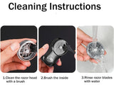 Mini Portable Electric Shaver, USB Rechargeable Razor