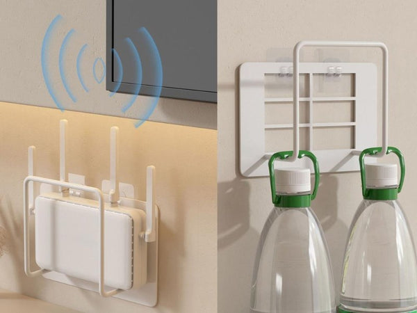 Wall Mounted WiFi Router Storage Rack
