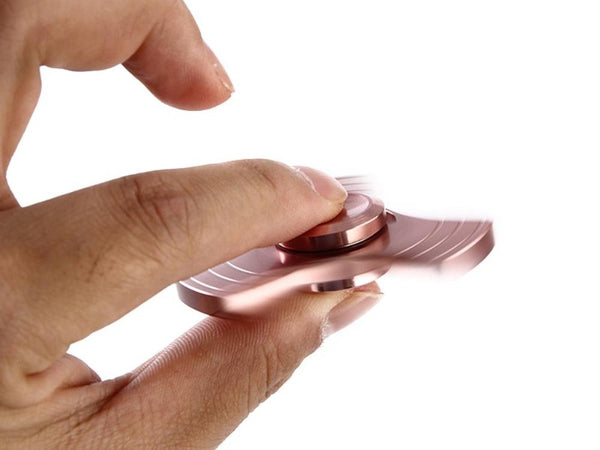 Triangle Stress Reliever Fidget Spinner - Rose Gold