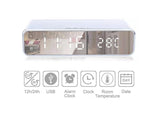 Electric LED Alarm Clock with Wireless Phone Charger