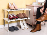 2 Tiers Under Sink Expandable Shelf Organizer Shelves