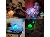 Moon Star Night Lamp with Remote Control
