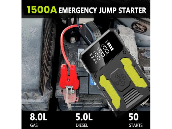 3000A Jump Starter with 150PSI Air Compressor - Portable Power