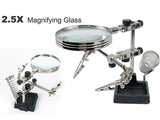 Workstation Magnifier Glass with Alligator Clamps