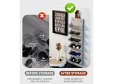 6-Slot Foldable Travel Sunglasses Organizer & Hanging Case