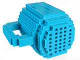 Creative Build-On Brick Mug - Blue