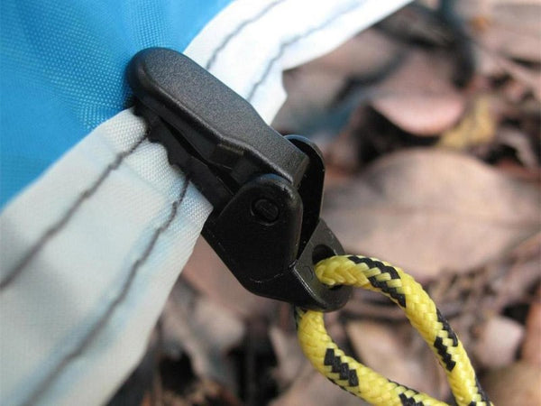 10pcs Black Plastic Versatile Tent Clips