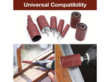 20pc Drum Sanding Kit Rubber Spindle Sander Set for Drill Press