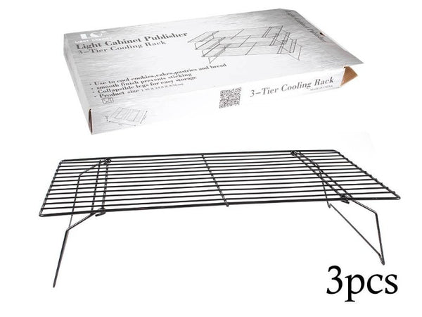 3-Tier Stackable Baking & Cooling Rack Non-Stick