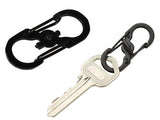 S-Shaped Stainless Steel Anti-Lost Keychain Key Lock
