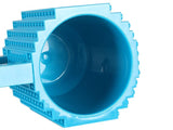 Creative Build-On Brick Mug - Blue