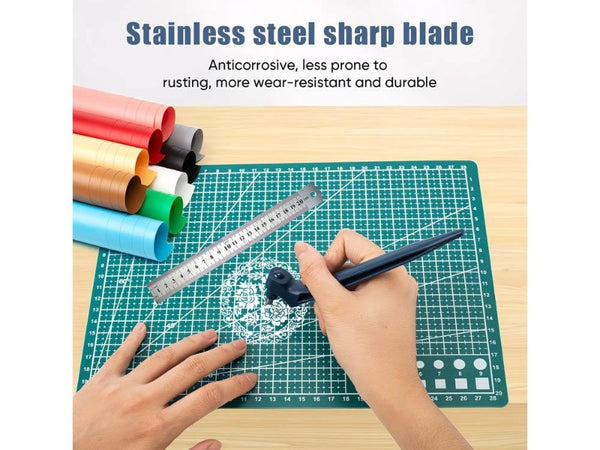 360° Rotating Craft Cutting Pen - Stainless Steel Detail Knife