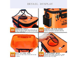 NZ 23L Foldable Fishing Bucket - EVA, Live Bait, Fish Net Cover