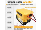 12 AWG Battery Jumper Cables for DeWalt 20V Battery