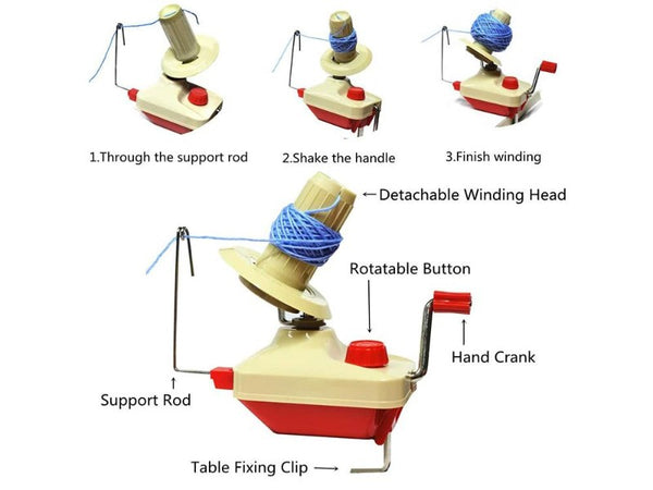 Manual Thread/Yarn Ball Winder