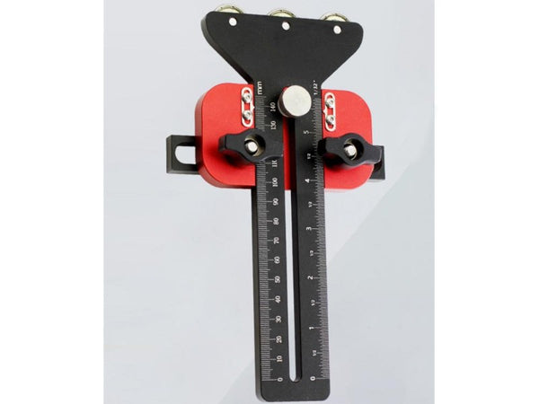 Thin Rip Table Saw Jig Aluminum Guide with 3 Pulleys