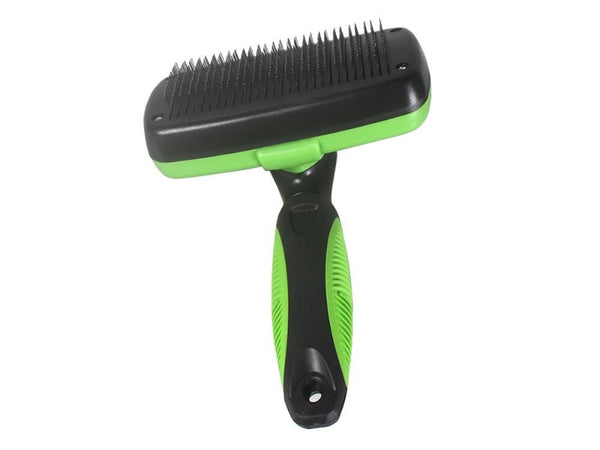 Self Cleaning Slicker Brush Grooming Tool