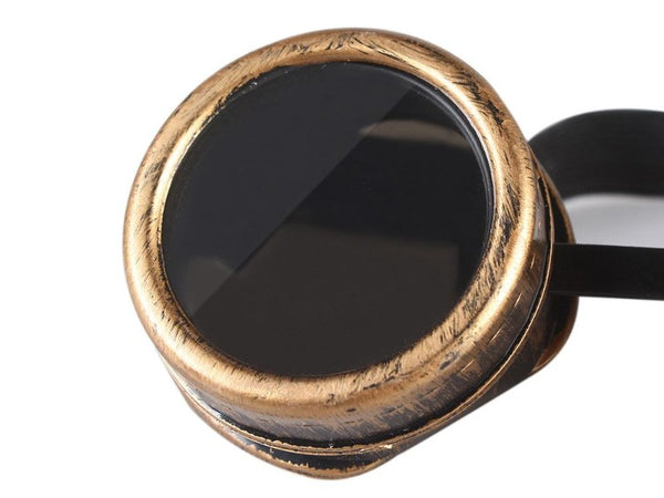 Brass Steampunk Goggles for Motorcycling/ Cosplay/ Parties