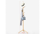 Wooden Coat Rack Stand - Natural Wood
