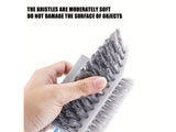 V-Shape Grout & Corner Cleaning Brush - 2-in-1 Scraper Tool