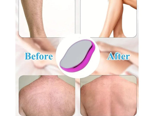 Painless Crystal Hair Eraser - Reusable Nano Glass Hair Remover