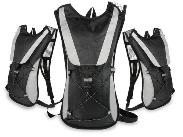 Nylon Backpack with 2L Water Bladder for Outdoor Sports