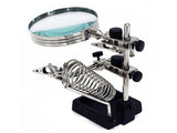 Workstation Magnifier Glass with Alligator Clamps