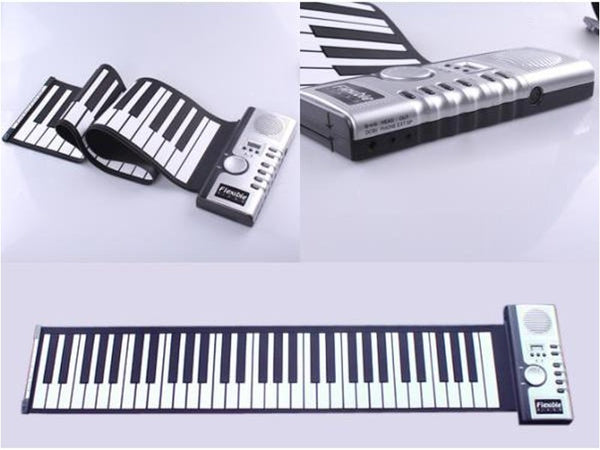 61 Keys Flexible Roll-up Electronic Piano Keyboard