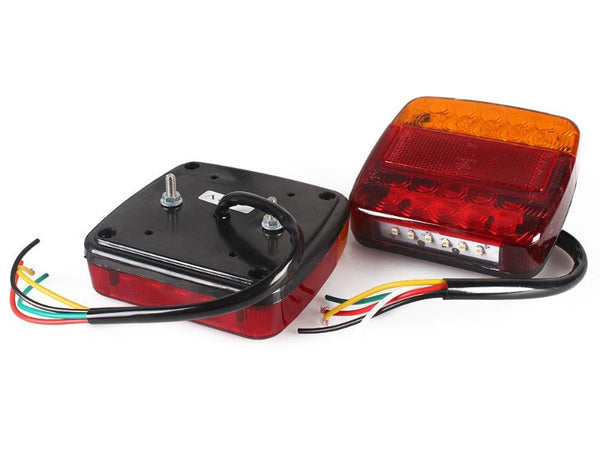 LED Trailer Lights with Number Plate Light for Boats/ Cars