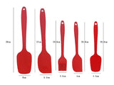 Seamless Silicone Spatula Set 5pcs