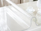 150x90cm Clear PVC Table Protector 2mm Thick