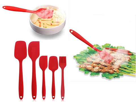 Seamless Silicone Spatula Set 5pcs