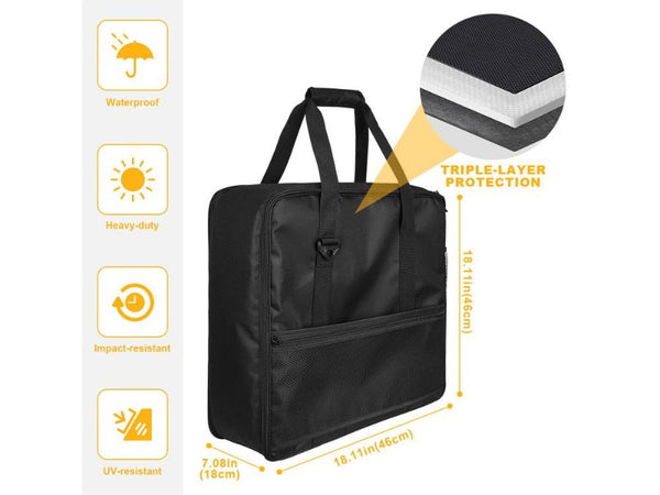 Padded Oxford Fabric Slushie Machine Carry Bag 44x17x45cm