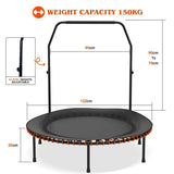 122cm foldable exercise trampoline rebounder