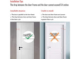 Security Door Guard With Screws